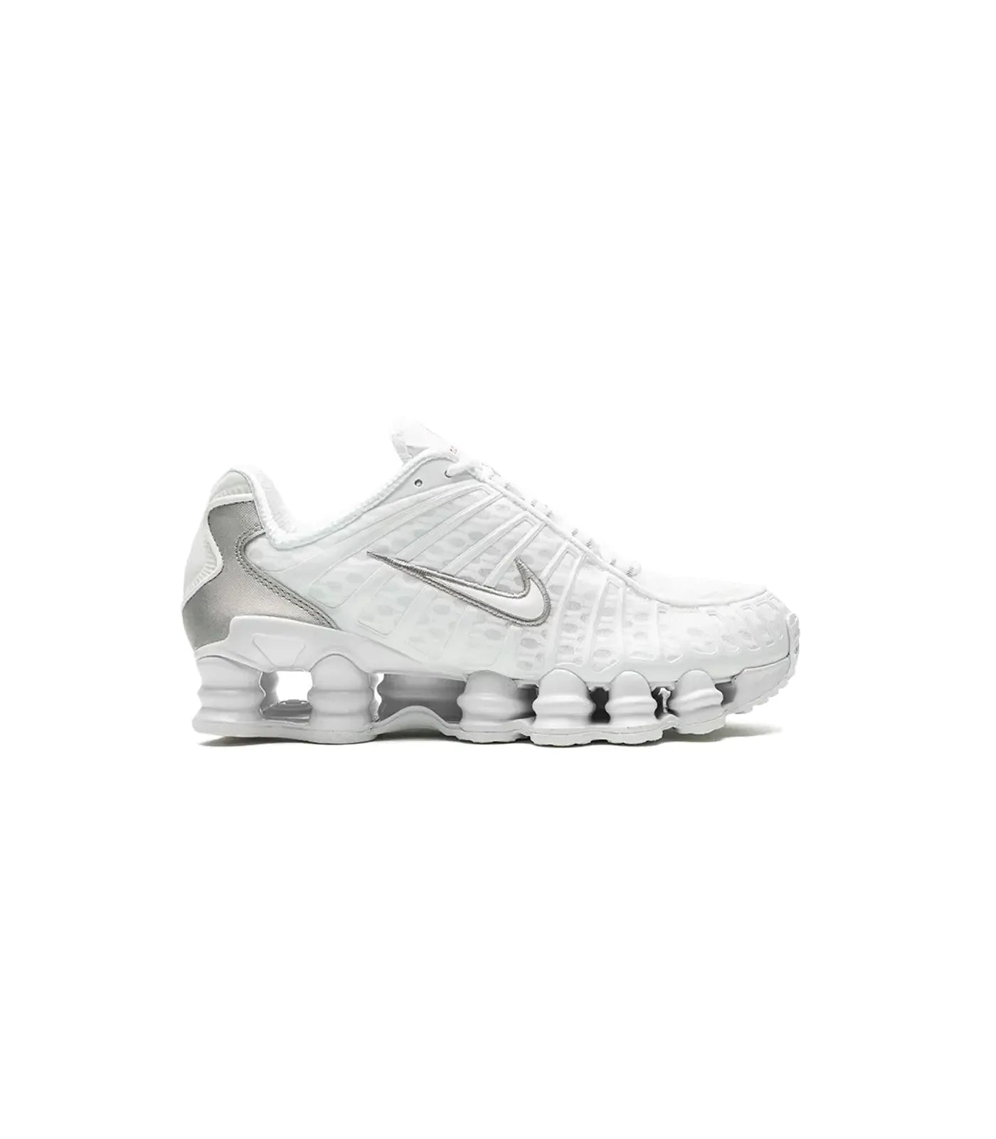 Shox TL White Metallic Silver Max Orange - AR3566-100