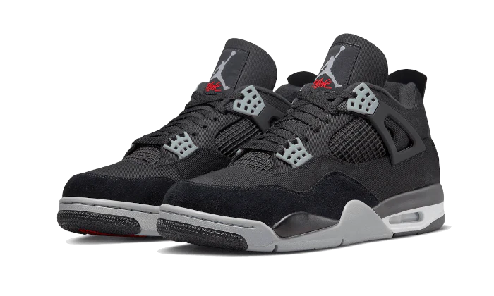 Air Jordan 4 Black Canvas (GS)