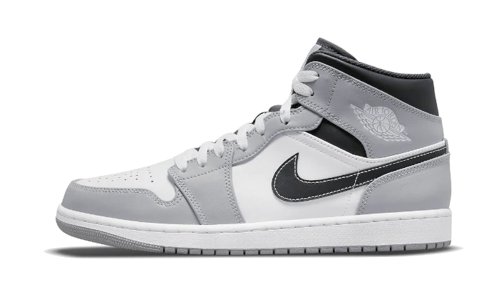 Air Jordan 1 Mid Light Smoke Grey Anthracite (GS)