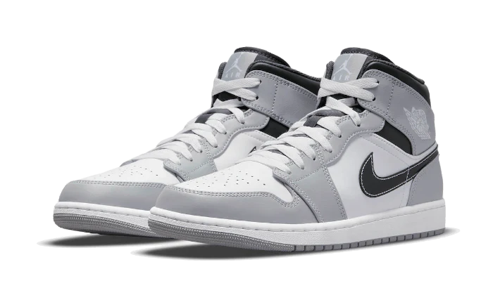 Air Jordan 1 Mid Light Smoke Grey Anthracite (GS)