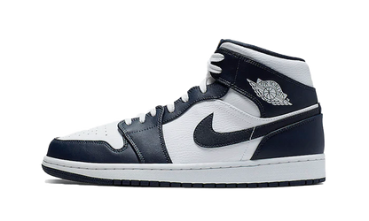 Air Jordan 1 Mid White Metallic Gold Obsidian